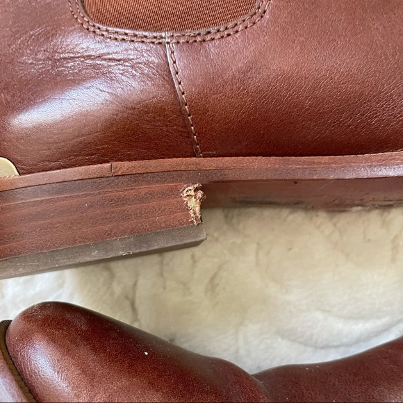 Coach Brown Leather Chelsea Boots - Picture 2 of 9